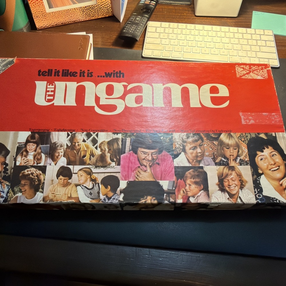 Vintage THE UNGAME Board Game 1975 Family Understanding Game COMPLETE!